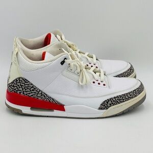 NIKE AIR JORDAN 3 RETRO "Hall of Fame" Basketball - #136064-116 - Size 16 - AJ3